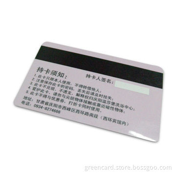 Magnetic Card with 0.76mm Thickness